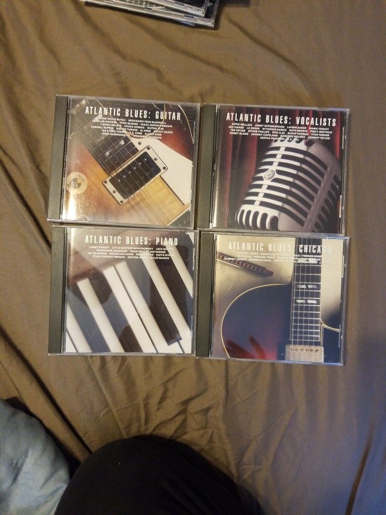 Atlantic Blues 4 CD Set That Includes Guitar, Chicago, Vocalists,and Piano