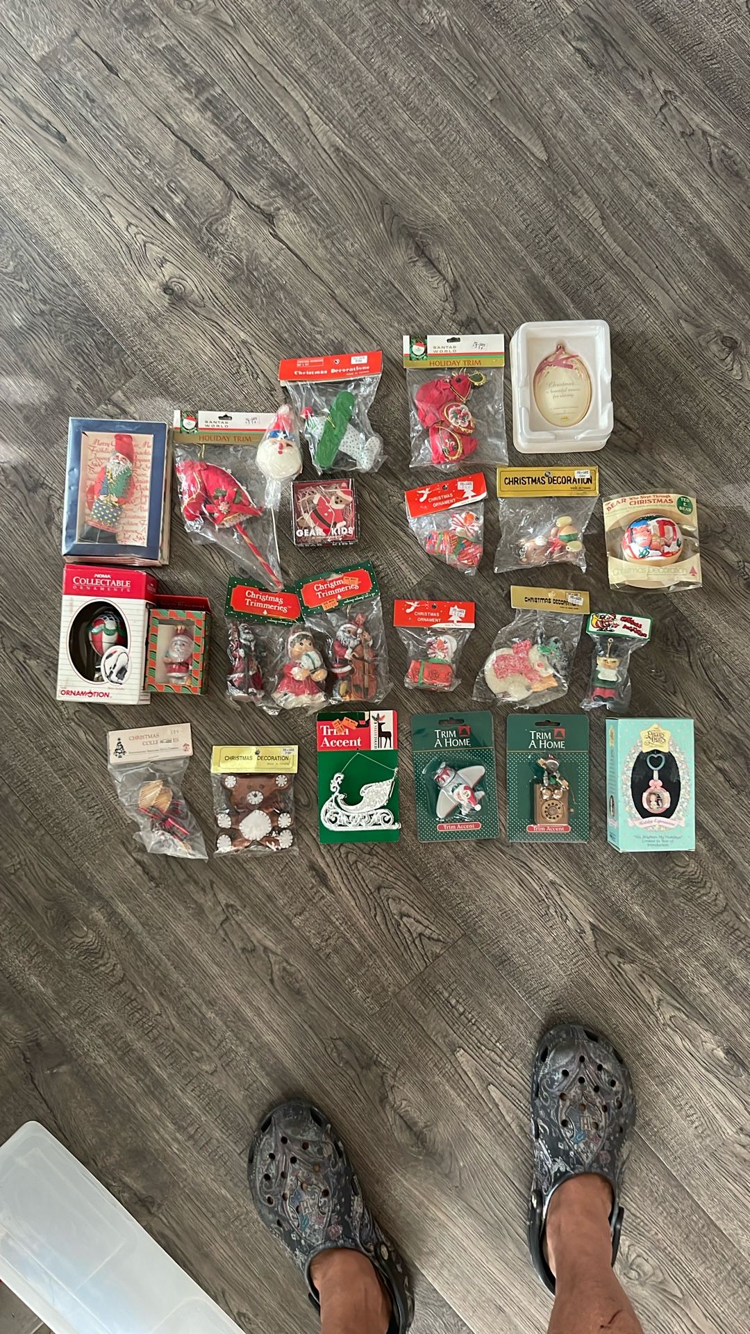 Vintage Christmas Ornaments 25 New In Packaging