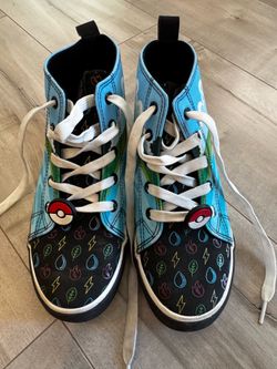 Pokemon size 4 sneakers shoes boy gently used