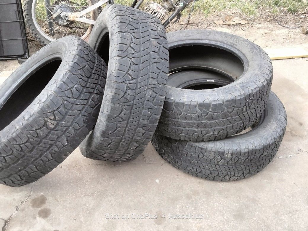 4 Matching BFGoodRich Rugged Terrain T/A 275/55/20