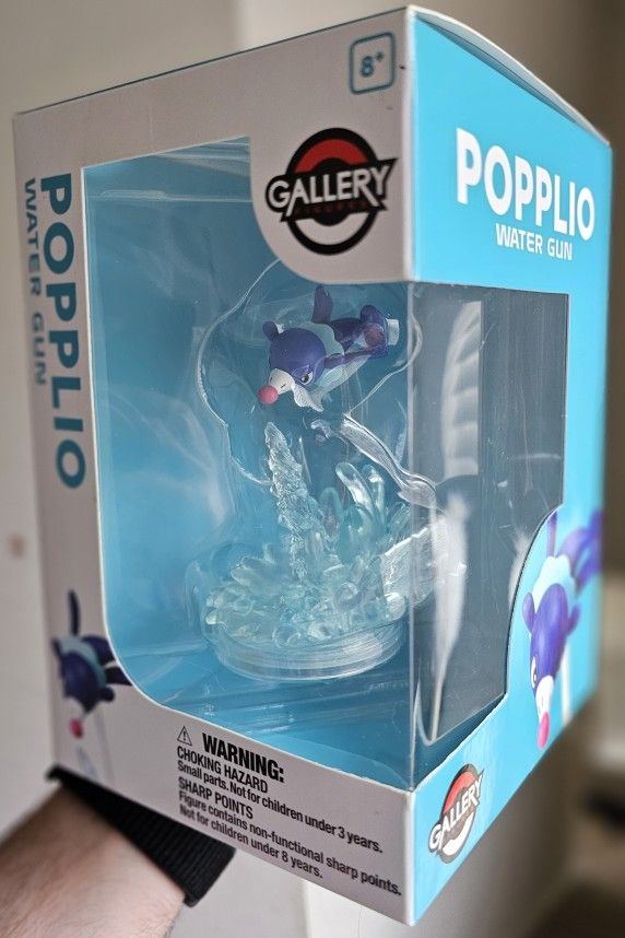 Pokemon Center Gallery Figures 2017 Popplio Water Gun Figure