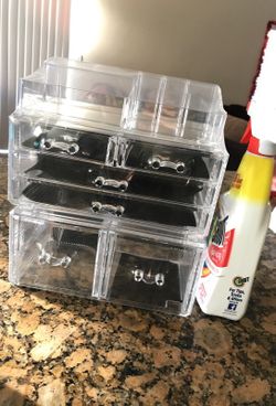 Makeup organizer , vanity organizer
