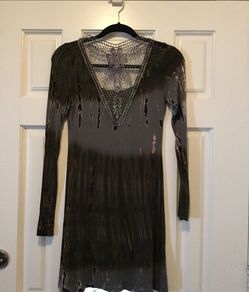 Hand Painted LACE back TUNIC