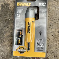 Dewalt Impact Ready Right Angle Attachment 1/4 shank DWARA100