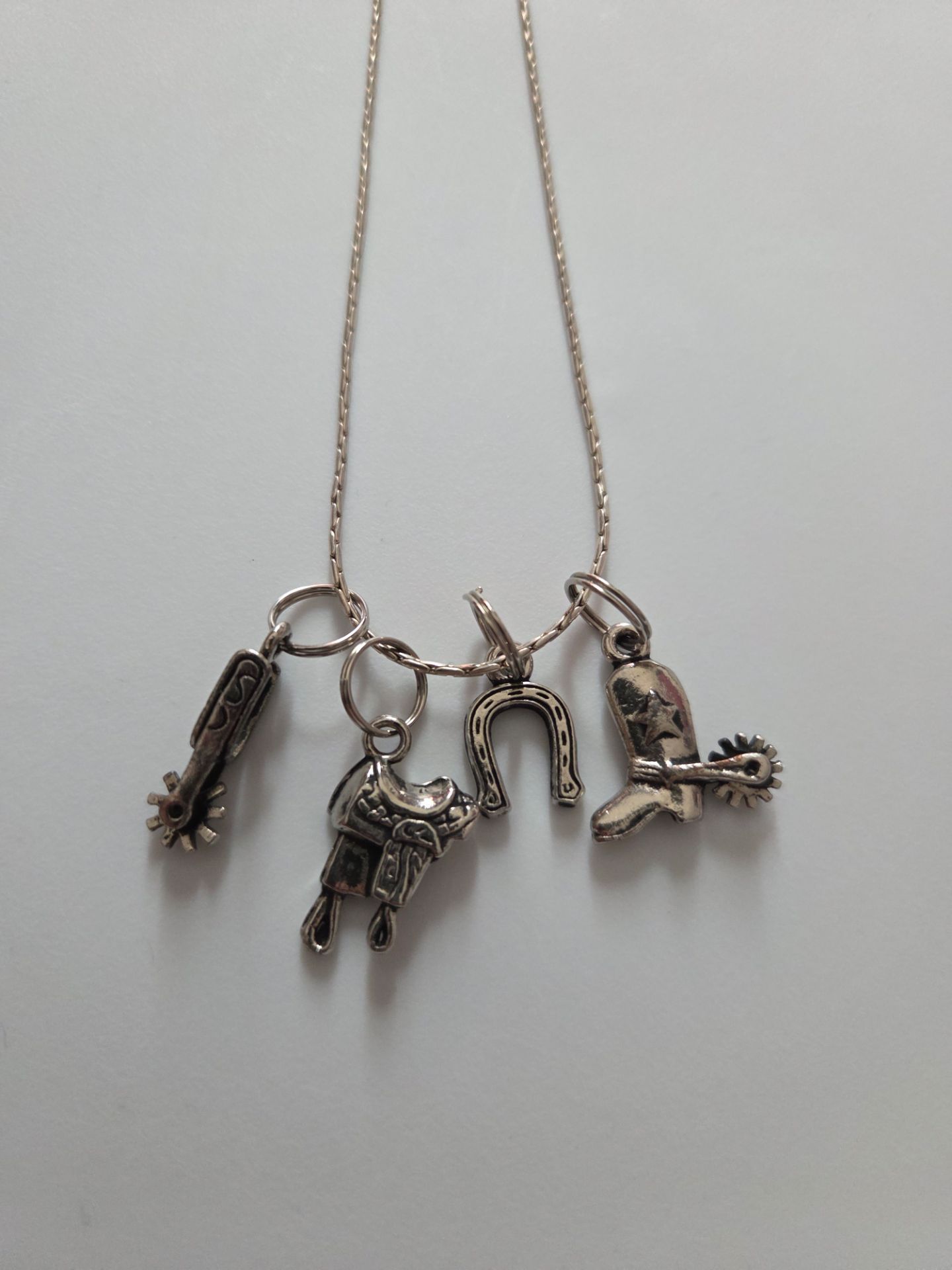 Cowgirl Western Charm Necklace