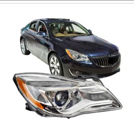 Headlights Replacement for Buick Regal Sedan 2014-2017, Headlight Clear Lens Right Passenger Side Front Head Light Headlamp Replacement for Buick Rega