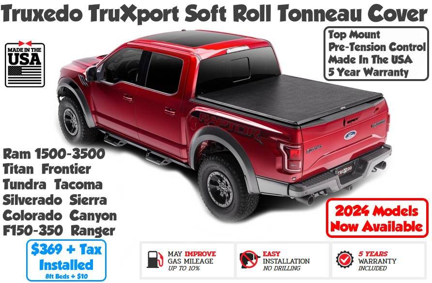 Truxedo TruXport Bed Covers Tundra Tacoma Ram Silverado F150 Titan

