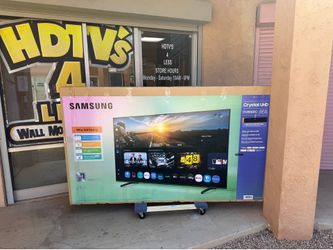 85 Samsung TV smart 4K HGTV $55 down on Financing free delivery six month warranty