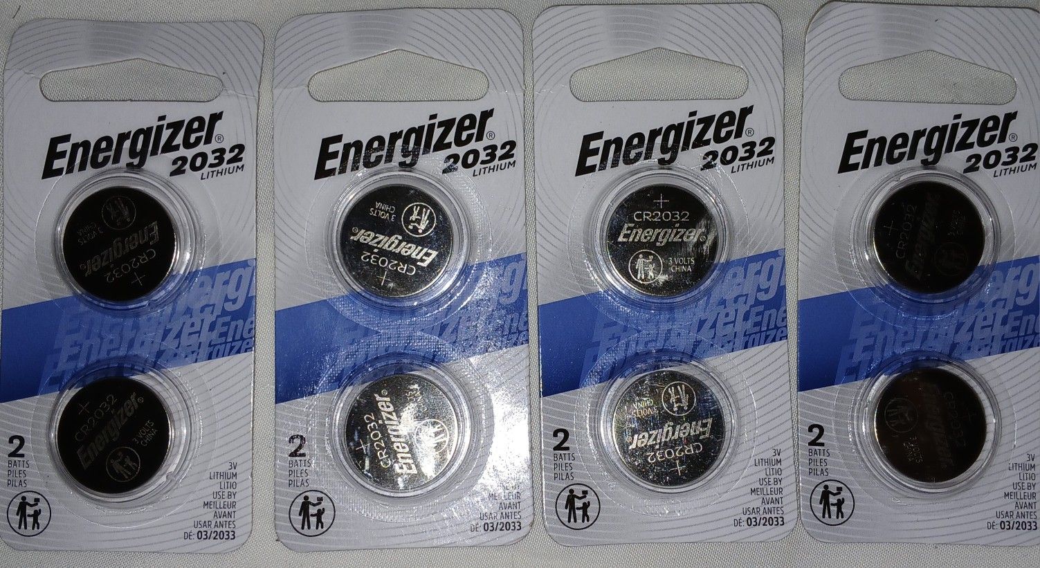 8 Energizer Lithium Batteries 