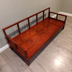 Solid Hongmu 红木 Luohan Bench ( Daybed Ming Futon Wood Vintage Hardwood )