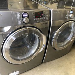 Samsung Front Load Washer and Gas Dryer Set