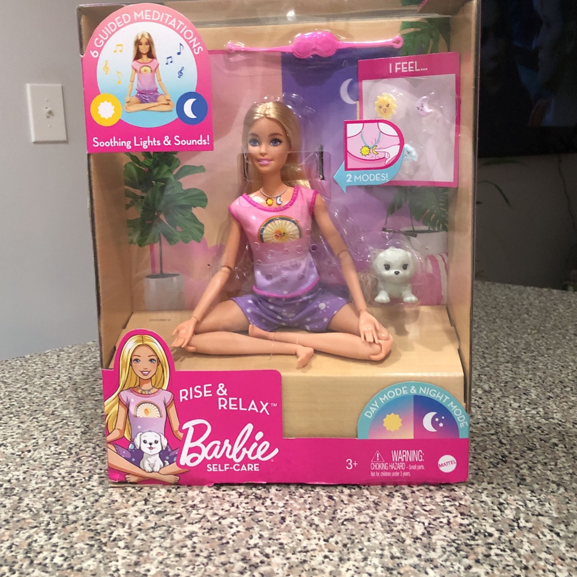 Rise & Relax Barbie Self-Care Soothing Lights & Sounds Age 3+