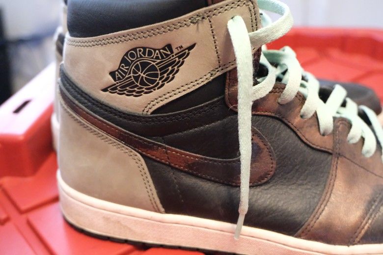 Jordan 1 HI Light Army Rust Shadow Patina Size 14