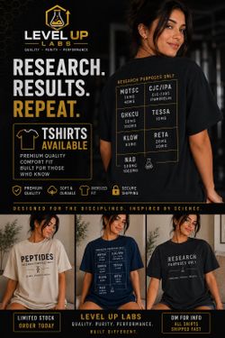Level Up Labs Research Inspired Graphic Tee – Oversized Fit