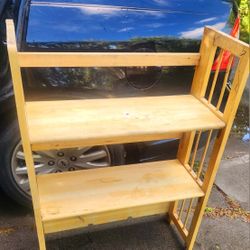 Portable Collapsible Wooden Rack