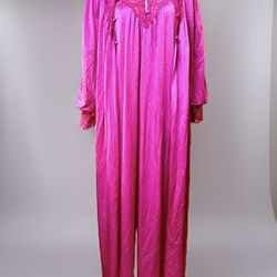 Shadow Line  Lingerie - Vintage Raspberry Peignoir Gown+ Robe Set (Medium)