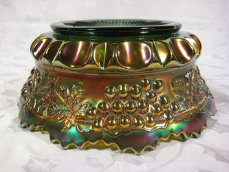 ANTIQUE CARNIVAL GLASS Northwood Master Berry Bowl
