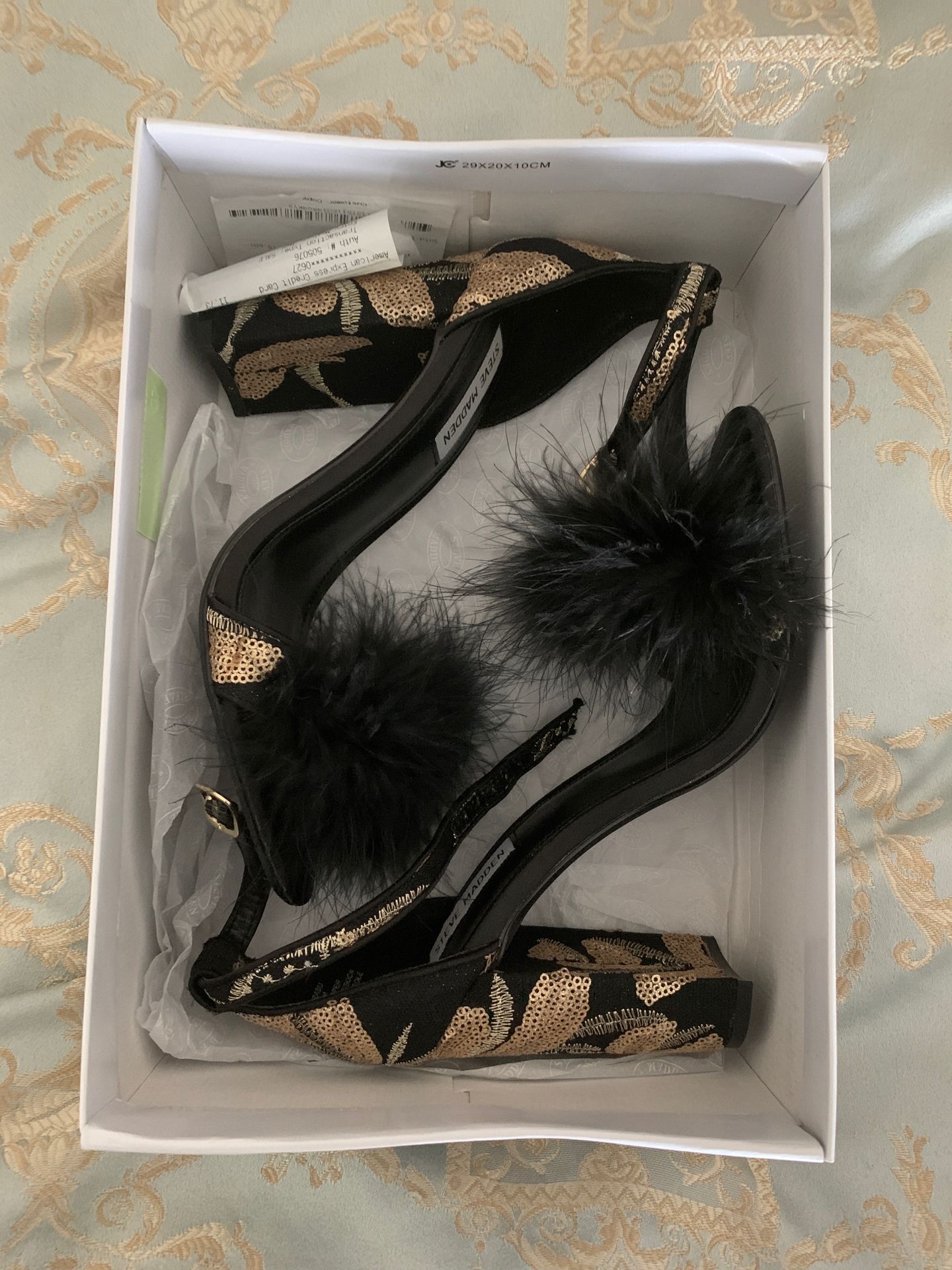 Steve madden fur heels sale