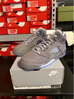 Air Jordan 5 wolf grey GS size 6y
