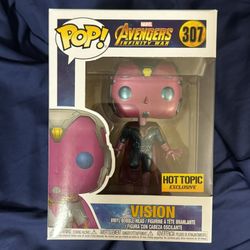 Funko Pop Avengers Infinity War  Hot Topic Exclusive. VISION 