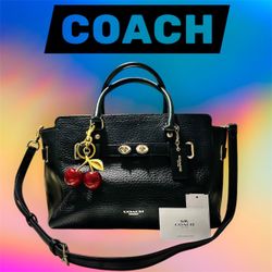 Coach black Blake Carryall crossbody bag