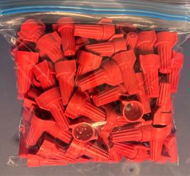 NEW ELECTRICAL RED WIRE NUT