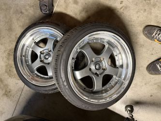 2x MST MT07 Wheels – Gunmetal with Machined Lip