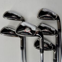 TaylorMade Burner Iron Set #6 - PW, AW  - Stock Shaft 85g R flex - Stock Grips