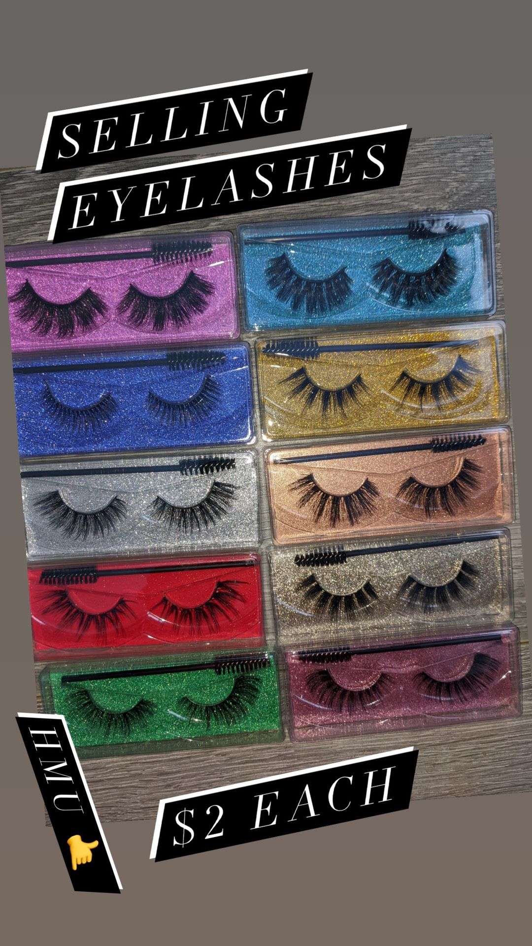 Eyelashes ($2 Each)