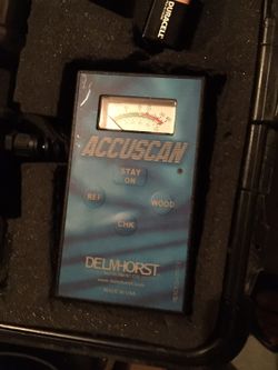 DELMHORST ACCUSCAN MOISTURE METER