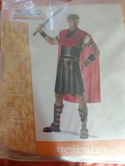 Men’s Hercules Gladiator Halloween Costume – Adult Medium (40–42)