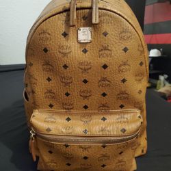 Brown Mcm Backpack Full Size