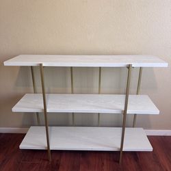 White&Gold table/shelf