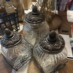 Storage Jars With Lids