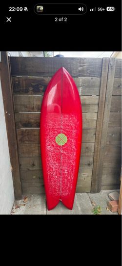 5'7" Josh Hall  Gen 2 Keel Fish Surfboard