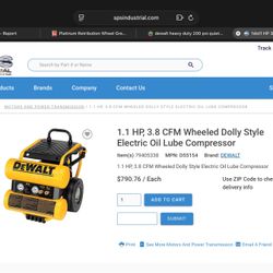 Dewalt Compressor $250 OBO