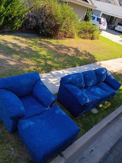Blue couch