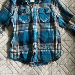 Flannel Boys Shirt Never Worn Size 6/7