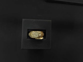 Ring - Engagement Set - Yellow Gold 10k (.417) 5.5 grams Size 8.5