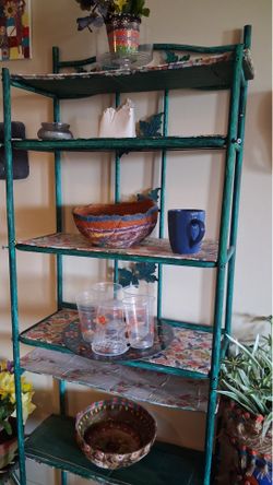 Shelf with decoration