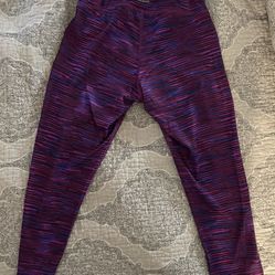 Reebok Speedwick Leggings Size XS Pants Multicolor Blue Purple Pink