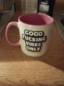 good vibes only mug