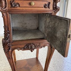  Antique Nightstand Chamber Pot Cupboard 