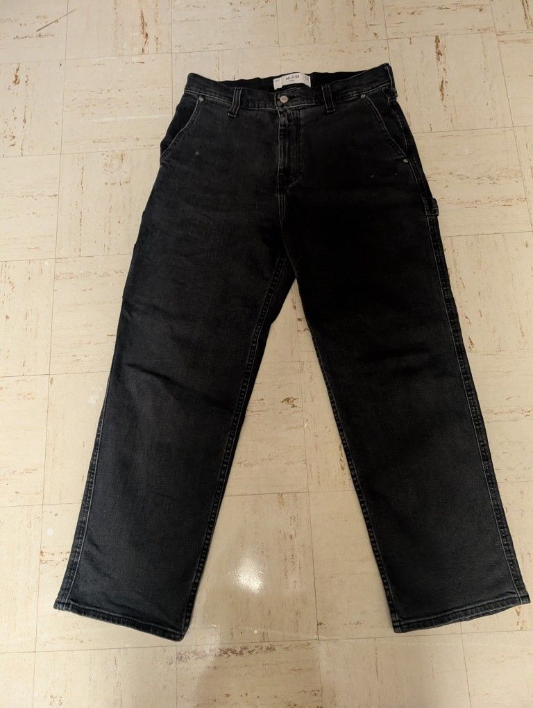 Mens Hollister Baggy Fit Jeans