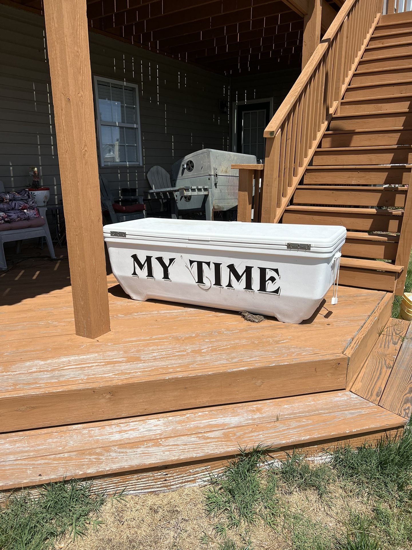 Large Cooler And Swim Platform