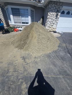 Bulk Gravel and Sand Mix Pile