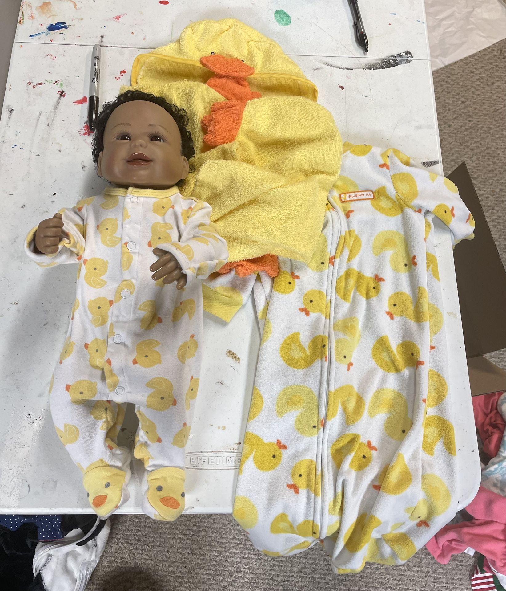 Reborn Baby Doll - Washable - Slightly Used 