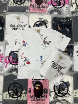 Gallery Dept Tee - White Paint Splatter