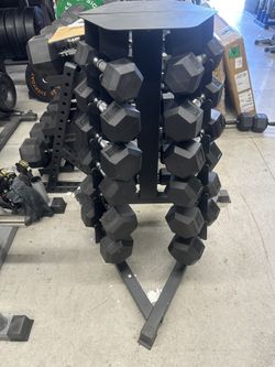 New Dumbbell Set - 9 Pairs 