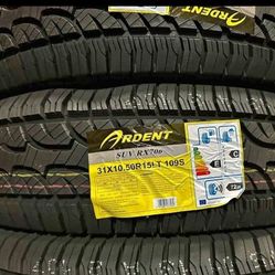 31/1050/15 Tires Set New 